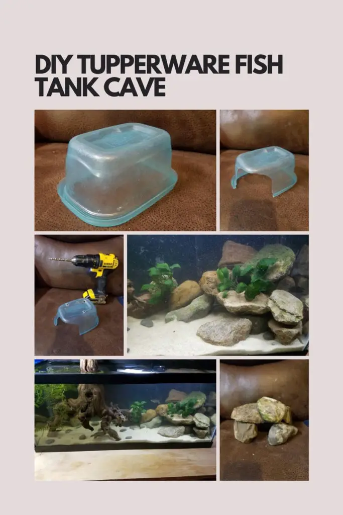 Tupperware DIY Aquarium Cave